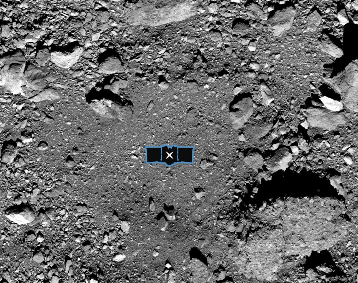 Место посадки и сбора грунта с астероида Бенну выбрано