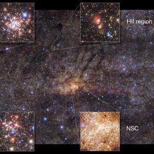 VLT обнаружил следы мощной вспышки звездообразования в Млечном пути