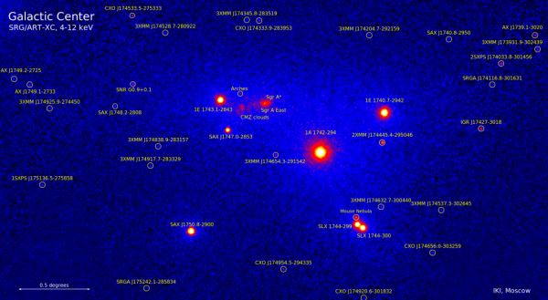 Астрономы показали новые снимки «Спектр-РГ»