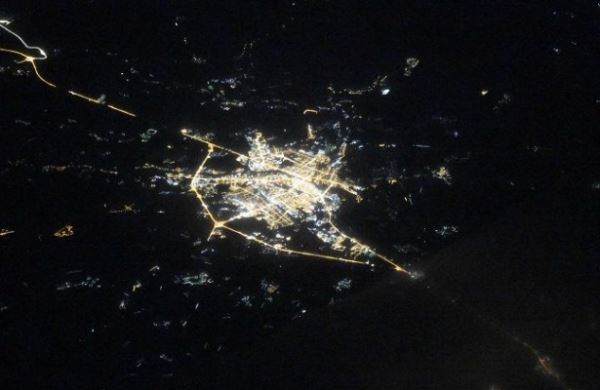 <br />
Роскосмос выложил фотографию ночной Твери<br />
